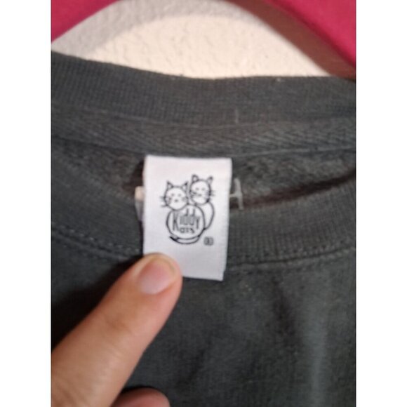 Kiddy Kats Sweatshirt Solid Casual Winter Long Sleeve Gray Unisex Size 12 Months - Picture 3 of 4